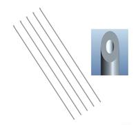NexRen Kit de pesca de aguja hueca de acero inoxidable 5pcs para una penetración confiable del cebo de lombriz de tierra y presentación consistente del gancho en agua