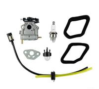 NexRen Kit de reparación de carburador con junta, filtro de aire, para bombilla PRIMER y línea de combustible compatible con RLTGM25CS RLT254FCDSN RLT254FSDSN RBCGM25BB RBCGM25SS Piezas de recortadora