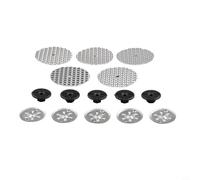 NexRen Kit de reparación de escudo térmico, clips de protección térmica de acero al manganeso con tuercas, calor, escudo, reparación, kit, protección, placa, para la mayoría de los coches