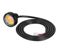 NexRen Luz diurna LED ABS para scooter eléctrico Dualtron, accesorio de señal de giro impermeable con alta visibilidad para desplazamientos y uso nocturno durante condiciones húmedas