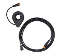 NexRen Mango de control del acelerador con sensor Hall ABS para scooter eléctrico V8 V20, repuesto de agarre del acelerador con cable de conexión del acelerador de 150 cm, negro para ajuste de