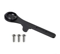 NexRen Soporte de aleación de aluminio para Garmin Edge y para ordenadores de bicicleta Wahoo Elemnt, incluyendo compatibilidad con cámaras de acción e iluminación delantera del manillar (para Garmin)