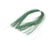 NexRen Suministros de amarre de pesca para tiras de nailon trenzado de cristal para atar moscas Construcción de señuelo para decoración de anzuelo mejora de cebo y montaje de mosca (verde)