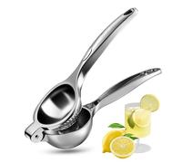 NEXROLA Exprimidor de limones de aleación de zinc de alta resistencia manual (calibre de 7 cm), prensa manual duradera adecuada para limón/lima/naranja, cocina, bar, restaurante, exprimidor de