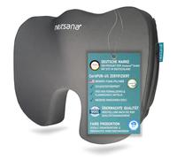 nexsana® Cojín ortopédico para silla, coche y oficina, para hemorroides y ciática para aliviar la tensión de glúteos, coxis y columna vertebral, espuma viscoelástica certificada y tejido transpirable
