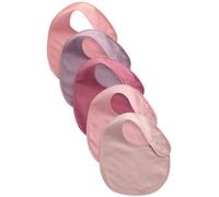 NEXT Bebés niña Pack de 5 baberos 100% algodón para bebé Pink Plain one size