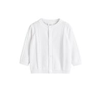 NEXT Bebé Cárdigan de Punto Trenzado para bebé Blanco 3 Meses-6 Meses