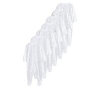NEXT Bebé Pack de 7 peleles con cierre de botones a presión para bebé Blanco Newborn