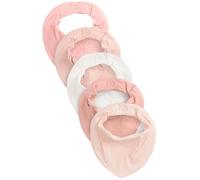 NEXT Bebés niña Pack de 5 baberos 100% algodón Rosa one size