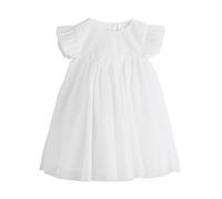 NEXT Bebés niña Vestido de Malla para bebé Blanco 6 Meses-9 Meses