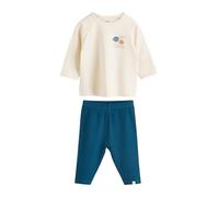 NEXT Bebés niño Conjunto de 2 piezas compuesto de top y leggings para bebé Blue Space 12 Meses