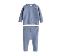 NEXT Bebés niño Conjunto de jersey y leggings de punto para bebé Azul 6 Meses-9 Meses