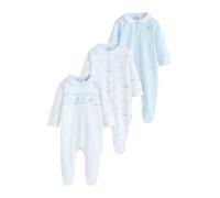 NEXT Bebés niño Pack de 3 Pijamas Tipo Pelele de bebé Blanco 3 Meses