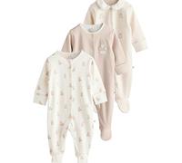 NEXT Bebés niño Pack de 3 Pijamas Tipo Pelele de bebé Neutro 9 Meses-12 Meses