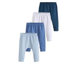 NEXT Bebés niño Pack de 4 Leggings de bebé Azul 12 Meses-18 Meses