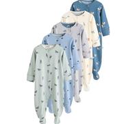 NEXT Bebés niño Pack de 5 Pijamas Tipo Pelele Estampados para bebé Azul Cerceta 9 Meses-12 Meses