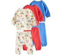 NEXT Bebés niño Pack de 6 conjuntos de sudadera y pantalones de chándal para bebé Bright Farm 6 Meses