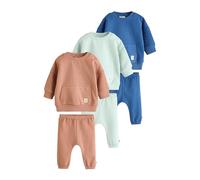 NEXT Bebés niño Pack de 6 conjuntos de sudadera y pantalones de chándal para bebé Minerals 6 Meses-9 Meses