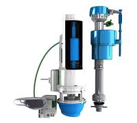 Next by Danco HYR451T HyrdroRight - Kit de reparación universal de inodoro con válvula de descarga doble, color blanco, mango de palanca