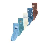 Next Calcetines ecru / azul claro / marrón / petróleo 19-22 ecru / azul claro / marrón / petróleo