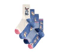 Next Calcetines ecru / azul / rosa / blanco 36-41 ecru / azul / rosa / blanco