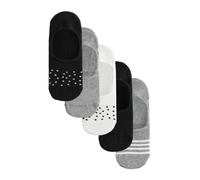 Next Calcetines invisibles 'Invisible' gris moteado / negro / blanco 35-40,5 EUR