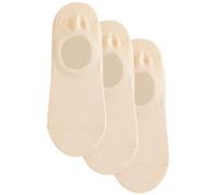 NEXT Mujeres Pack de 3 pares de calcetines invisibles Nude M-L