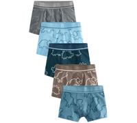 Next Calzoncillo azul claro / azul oscuro / marrón / gris 116 azul claro / azul oscuro / marrón / gris