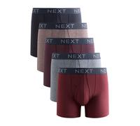 Next Calzoncillo boxer beige moteado / marino / gris basalto / baya / rojo oscuro S EUR