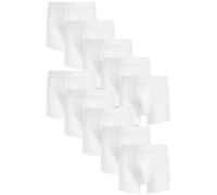 NEXT Hombres Pack de 10 Calzoncillos con Costura Delantera Blanco XL