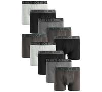 Next Calzoncillo boxer taupe / gris claro / gris moteado / negro L taupe / gris claro / gris moteado / negro