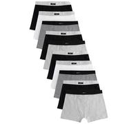 NEXT Niños Pack de 10 Calzoncillos con Cinturilla Suave Gris 11 Años-12 Años