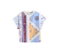 Next Camiseta azul claro / amarillo / rosa / rojo carmesí L azul claro / amarillo / rosa / rojo carmesí