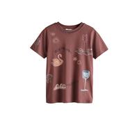 Next Camiseta azul claro / marrón rojizo / naranja M azul claro / marrón rojizo / naranja