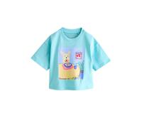Next Camiseta azul neon / amarillo claro / lavanda 98 azul neon / amarillo claro / lavanda