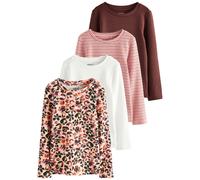 NEXT Niñas Pack de 4 Camisetas de Manga Larga de canalé Animal 10 Años