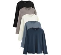 Next Camiseta beige oscuro / zafiro / negro / blanco XXL beige oscuro / zafiro / negro / blanco