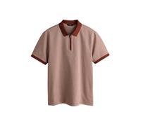 Next Camiseta beige / rojo vino L beige / rojo vino