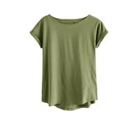 NEXT Camiseta con Manga Japonesa Verde Oliva S