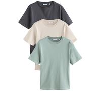 Next Camiseta crema / antracita / menta L crema / antracita / menta