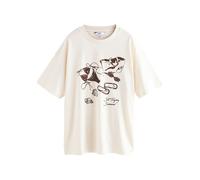 Next Camiseta crema / chocolate XL crema / chocolate