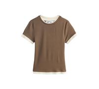 Next Camiseta crema / marrón L-XL crema / marrón
