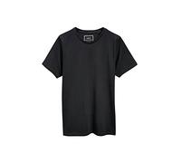 NEXT Camiseta de algodón básica de Cuello Redondo y Corte estándar Negro XL
