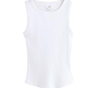 NEXT Camiseta de tirantes con espalda de nadador de canalé Blanco 40