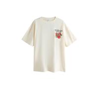 Next Camiseta ecru / naranja oscuro / rojo vivo / negro L EUR