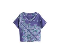 Next Camiseta esmeralda / lila claro / lila moteado L esmeralda / lila claro / lila moteado