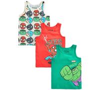 NEXT Niños Pack de 3 camisetas sin mangas de Marvel 100% algodón Multi 3 Años-4 Años