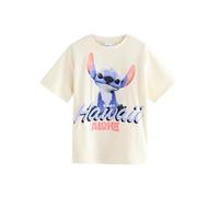 NEXT Camiseta Extragrande con diseño de Lilo y Stitch de Disney 100% algodón Blanco 3 Años