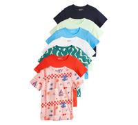 Next Camiseta marino / azul oscuro / azul cian / verde pastel / rosa / rojo neón / blanco M marino / azul oscuro / azul cian / verde pastel / rosa / rojo neón / blanco