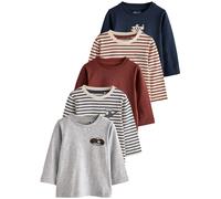 Next Camiseta navy / marrón rojizo / gris claro / blanco lana 110 navy / marrón rojizo / gris claro / blanco lana